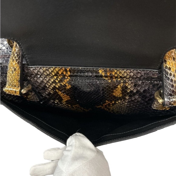 Gucci Python 1973 Medium Top Handle Satchel - Authentic - Picture 10 of 15